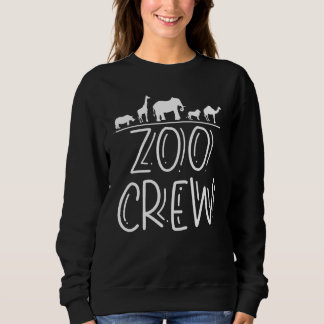 Zoo Crew Zoo Birthday Party Animal Watching Trip Sweatshirt