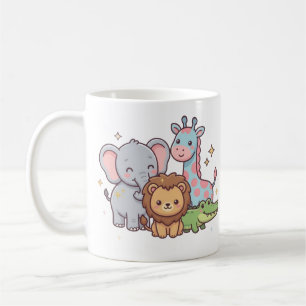 Zoo Cute Animal Kawaii Child Fun Wilds Safari Trip Coffee Mug