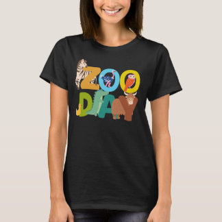 Zoo Day Family, First Zoo Field Trip Safari Squad  T-Shirt
