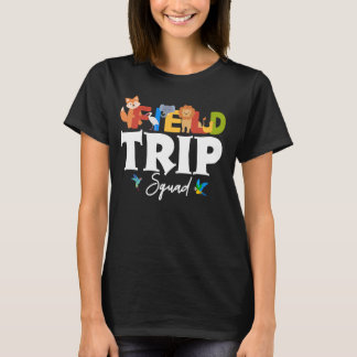 Zoo Field Trip Squad Matching Teacher Students Boy T-Shirt