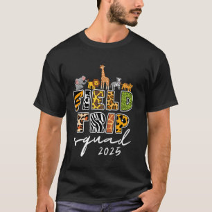 Zoo Giraffe Crew Safari Animal Zoo Keeper Kids Fie T-Shirt