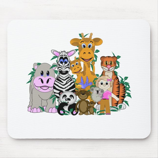 ZOO Girl Mouse Pad (Front)