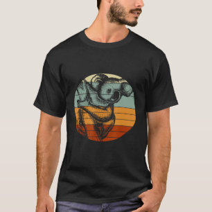 Zoo Keeper Australia Animal Idea Retro Koala T-Shirt