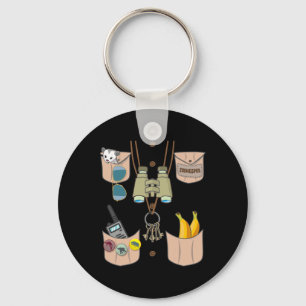 Zoo Keeper Costume Fun Halloween Boys Girls Zookee Keychain