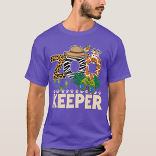 Zoo Keeper Costume Halloween Party Safari Zookeepe T-Shirt