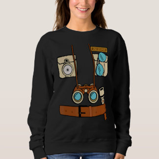 Zoo Keeper Costume Jungle Safari Explorer Zoo Ani Sweatshirt
