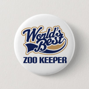 Zoo Keeper Gift 2 Inch Round Button