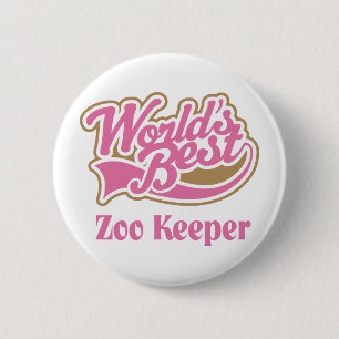 Zoo Keeper Gift 2 Inch Round Button
