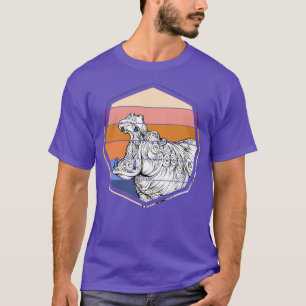 Zoo Keeper Gift Africa Animal Hippopotamus T-Shirt