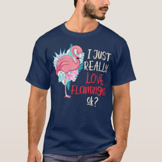 Zoo Keeper Women Gift Animal Flamingo T-Shirt