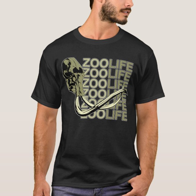 Zoo Life Animal Skull T-Shirt (Front)