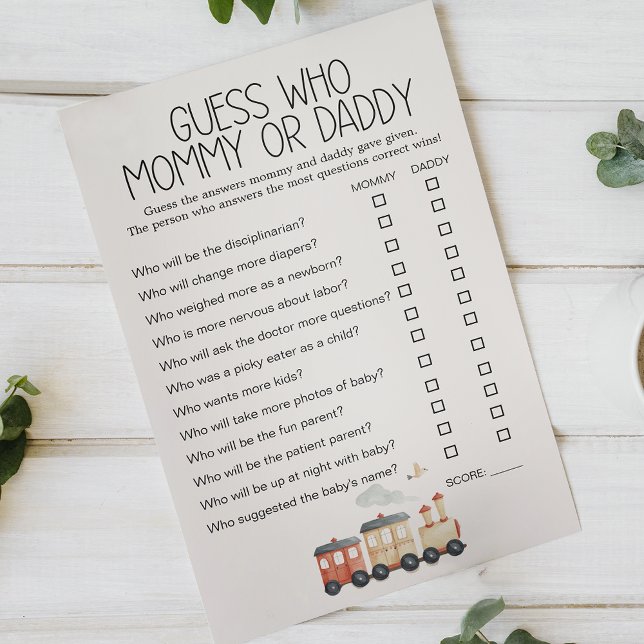 Zoo Safari Animals Baby Shower Mommy Daddy Game Flyer (Creator Uploaded)