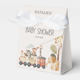 Zoo Safari Nursery Animals Baby Shower Favor Box