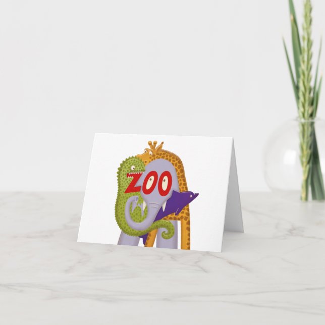 Zoo! Thank You Card (Front)
