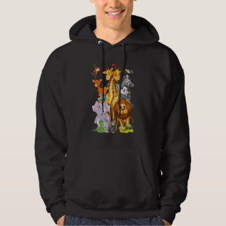 Zoo Trip Cute Zoo Animals Hoodie