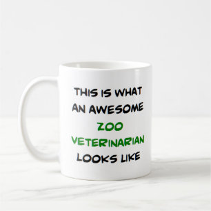 zoo veterinarian, awesome coffee mug