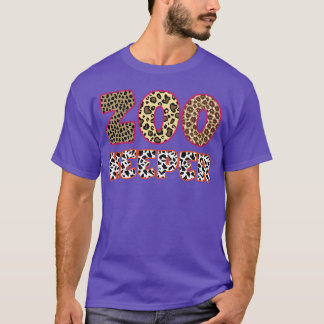 Zookeeper African Animals ZebraGiraffe girl T-Shirt