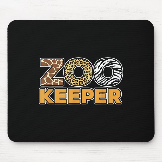 Zookeeper African Savanna  Mouse Pad (Front)