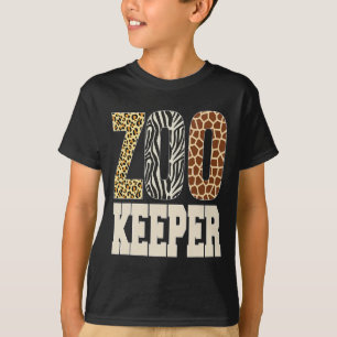 Zookeeper Animals Zoo Wildlife Lover Safari Savann T-Shirt