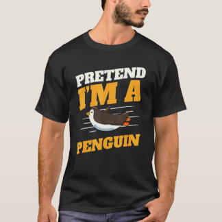 Zookeeper Antarctic Zoo Animal Pretend I'm A Pengu T-Shirt