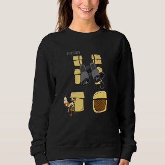 Zookeeper Binoculars Safari Animal Keeper Zoology Sweatshirt