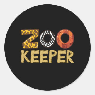 Zookeeper Classic Round Sticker