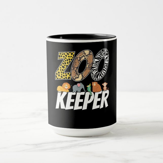 Zookeeper Costume African Savanna Zoo Lover Gift Mug (Center)