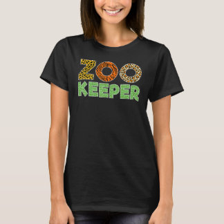 Zookeeper Costume African Wild Animals Zebra Tiger T-Shirt