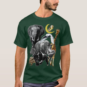 Zookeeper Costume Jungle Animals Safari Birthday T T-Shirt