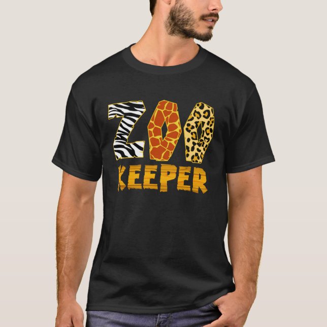 Zookeeper Costume Zoo Keeper African Safari Trip Z T-Shirt (Front)