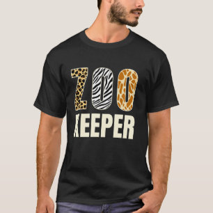 Zookeeper Zoo Animals Savanna Safari Funny Hallowe T-Shirt