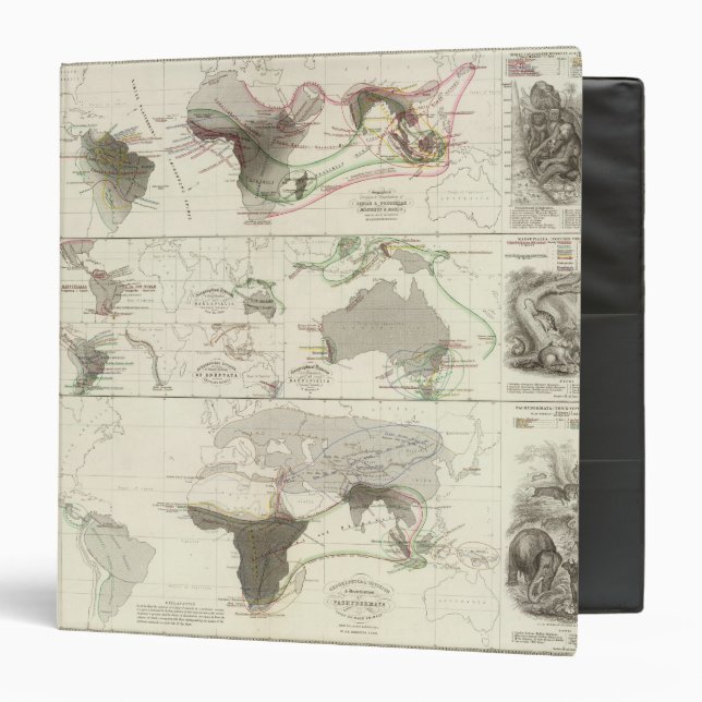 Zoological geography binder (Front/Inside)