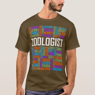 Zoologist Words T-Shirt