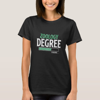 Zoology Degree Loading College Student T-Shirt