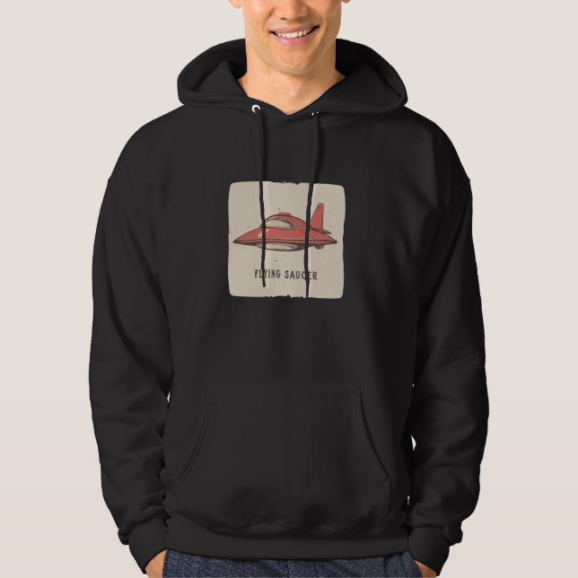 Zoom Across the Universe with Flying Saucer Style Hoodie (Front)