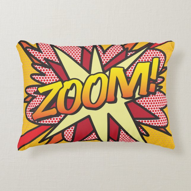 ZOOM de la bande dessinée ! coussin coussin accent (Devant)