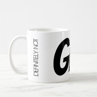 Zoom Meeting Tea Mug "Certainement pas GIN!"