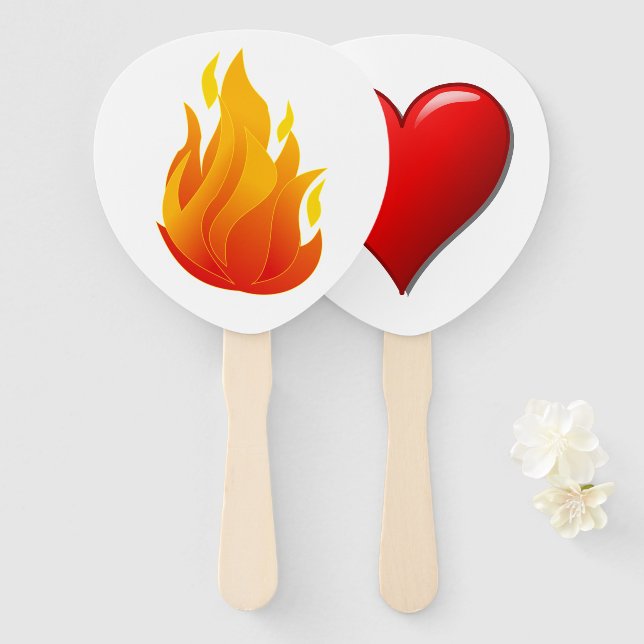 Zoom Virtual Meeting Reaction Icons Paddle Hand Fan (Front and Back)