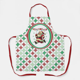 Zoomie Santa Christmas Apron