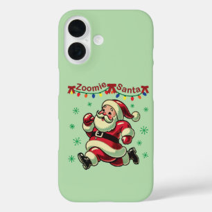 Zoomie Santa Christmas iPhone 16 Case