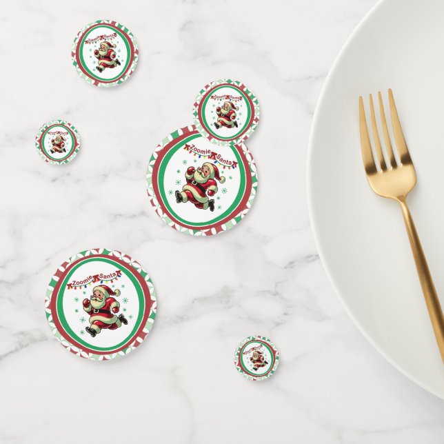 Zoomie Santa Christmas Confetti (Group)