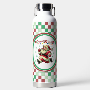 Zoomie Santa Christmas Water Bottle