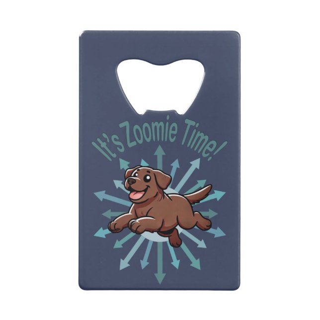 Zoomie Time Chocolate Lab (Devant)
