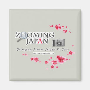 Zooming Japan Logo for Japan Lovers Magnet