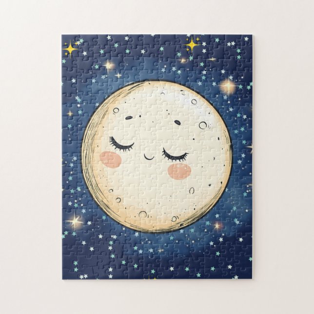 Zooming to the Moon Jigsaw Puzzle (Vertical)