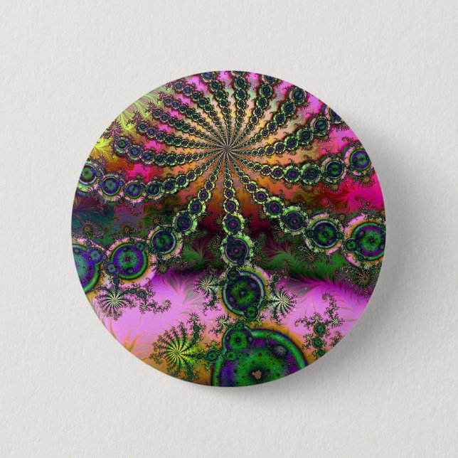 Zooped soup 2 inch round button (Front)