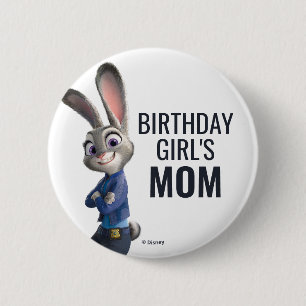 Zootopia 2 Birthday Party 2 Inch Round Button