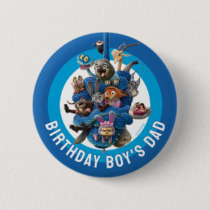 Zootopia 2 Character Birthday Party Inch Round Button