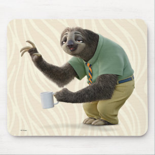 Zootopia   A Working Sloth Mouse Pad