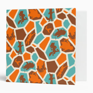Zootopia Animal Print Pattern Binder